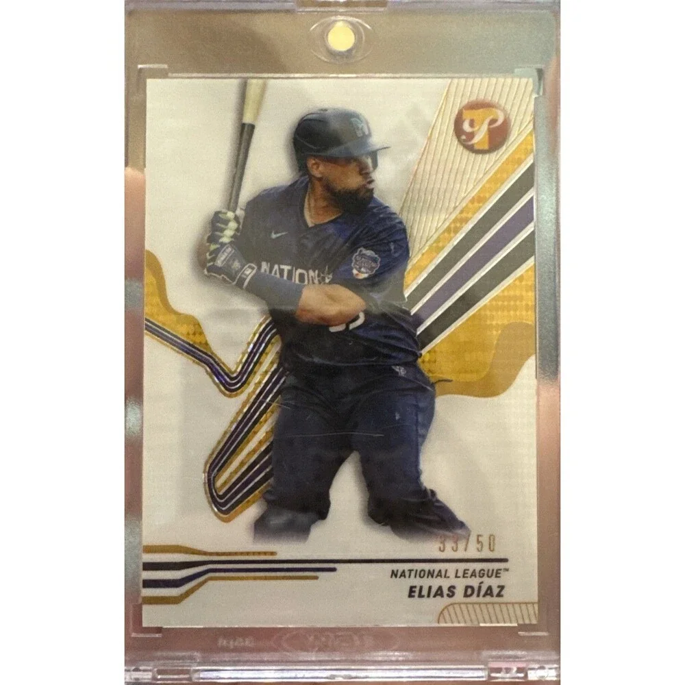 Elias Diaz 2024 Topps Pristine - All-Star Game Gold Refractor #’d/50 Rockies